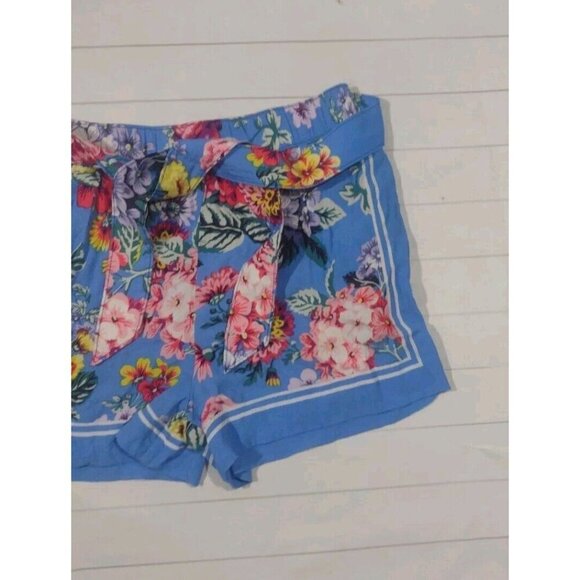 Maeve Anthropologie Tie Waist Shorts Floral - Picture 2 of 9